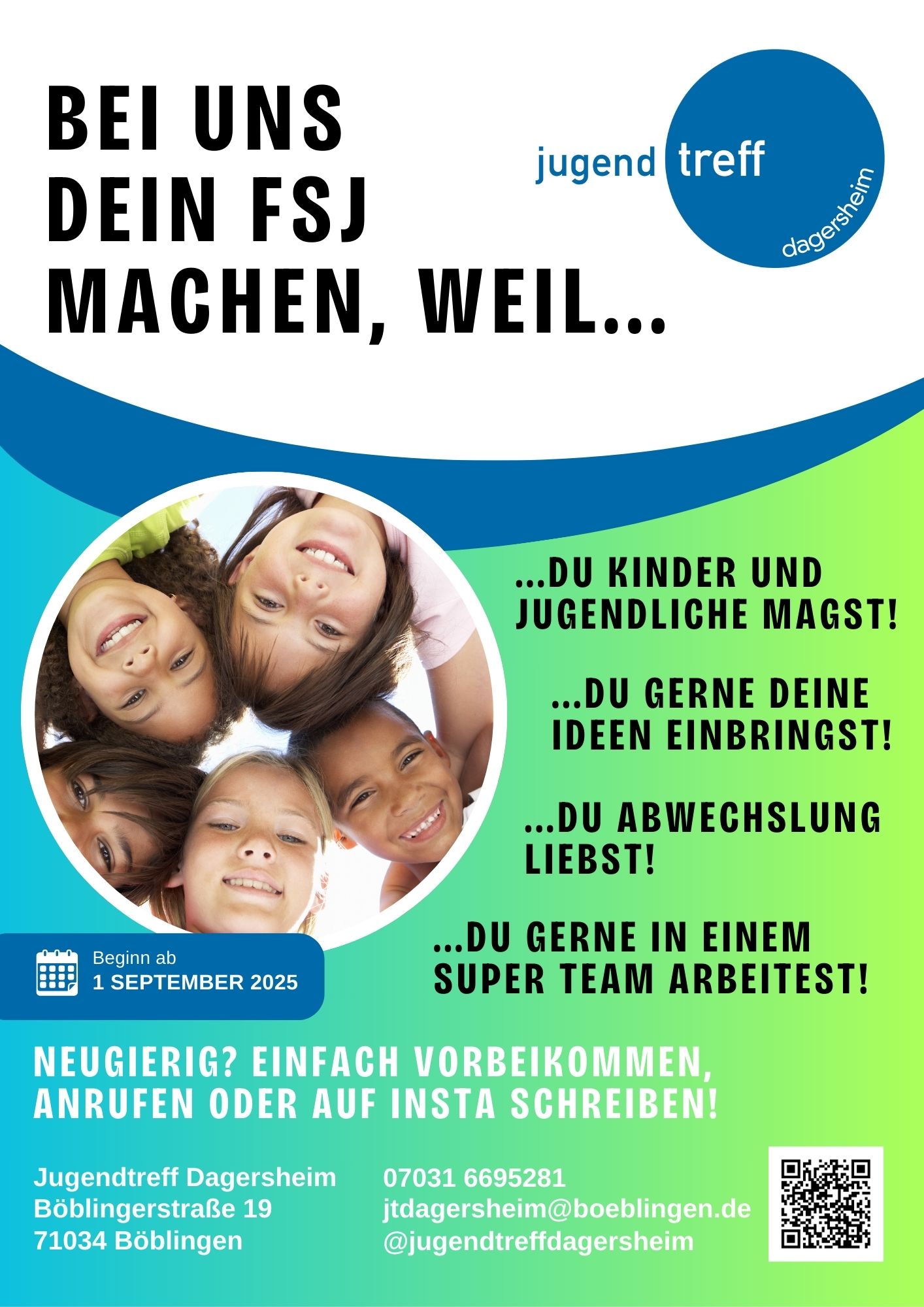 FSJ-Stelle im Jugendtreff Dagersheim